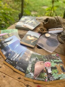 Bundel Rauhnachtskarten-Set und Buch von Claudia Schimkowski