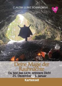 Cover des Rauhnächte Kartensets von Claudia Schimkowski